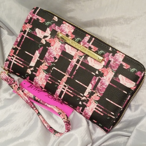 Betsey Johnson Handbags - Betsey Johnson Floral Stich Wallet